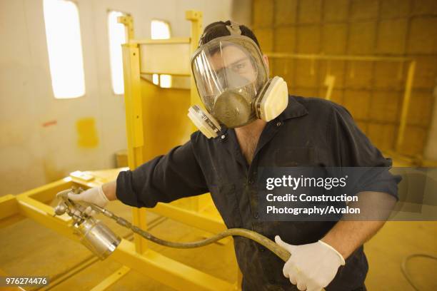 Painting Booth, Heavy equipment factory, Ontario, Canada.