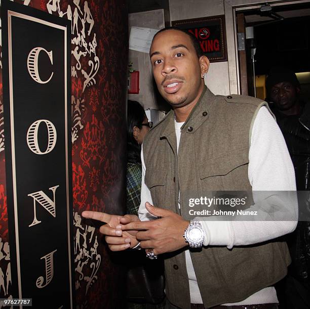 Ludacris attends his album release party at Pink Elephant on March 10, 2010 in New York City.