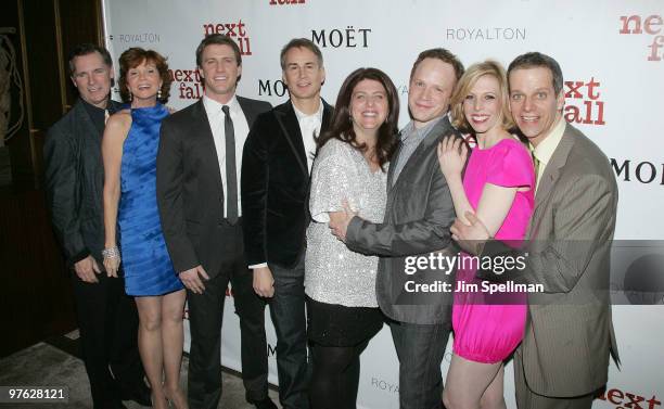 Actors Cotter Smith, Connie Ray, Patrick Heusinger, Playwrite Geoffrey Nauffts, Director Sheryl Kaller, Actors Sean Dugan, Maddie Corman and Patrick...