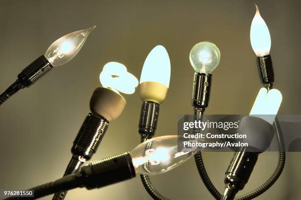 Lightbulbs and Energy Saving Lamps.