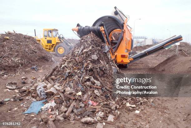 Plant Machinery on landfill site., Austria.