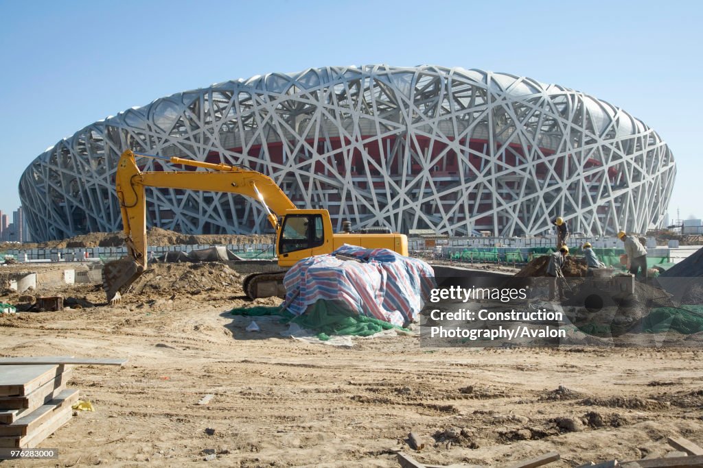 Beijing National Stadium, also known as the Bird's Nest, Beijing, China
