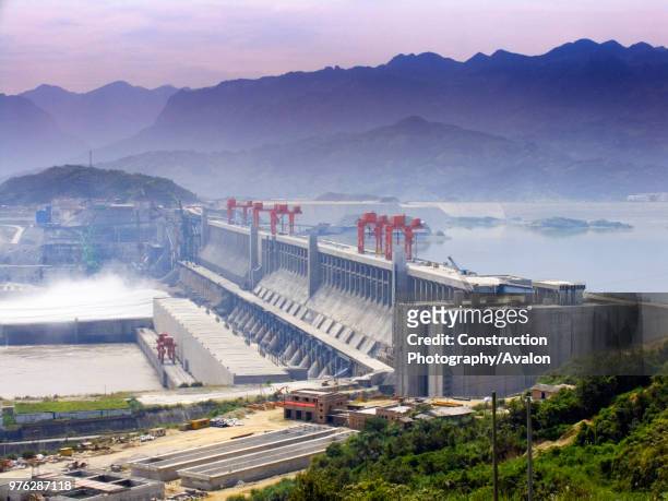 Three Gorges Dam, Yichang, Hubei in China.
