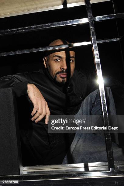 El Chojin' poses during a portrait session on March 10, 2010 in Madrid, Spain. 'El Chojin' is the first hip hop singer that presents a news tv...