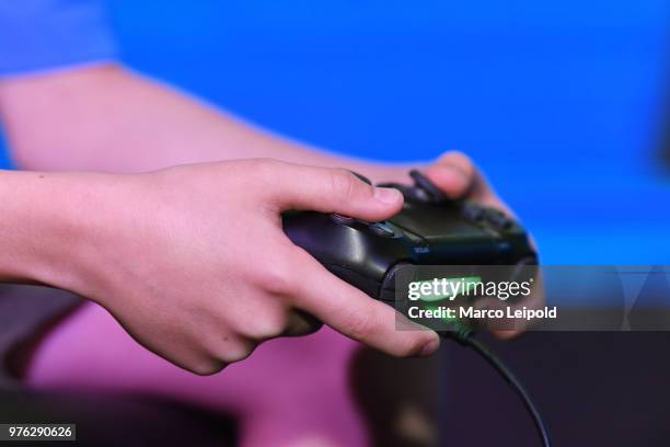 Playstation Controller during the eSport Events on june 16, 2018 in Berlin, Germany.