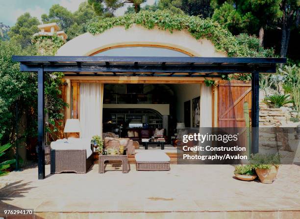 View of a well furnished lanai.