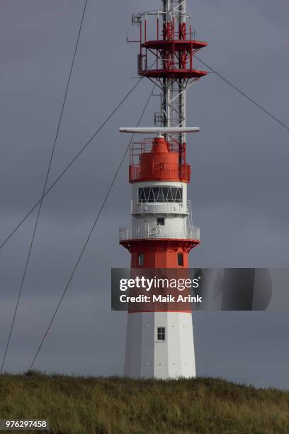 elektrischer leuchtturm borkum - leuchtturm 個照片及圖片檔