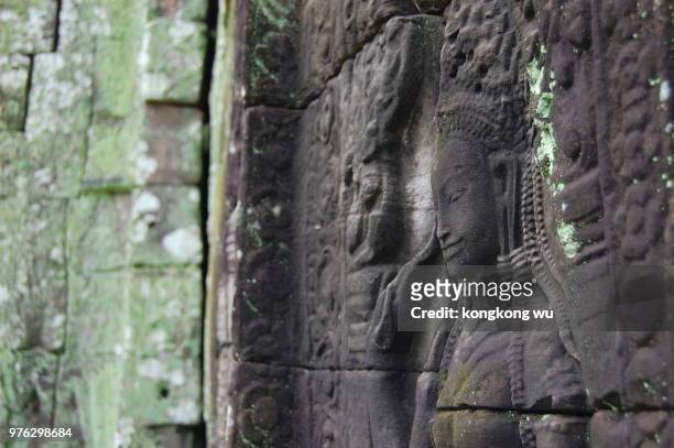 banteay kdei - banteay kdei stock pictures, royalty-free photos & images