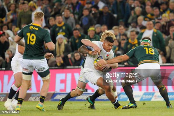 Harry Williams of England during the second test match between South Africa and England at Toyota Stadium on June 16, 2018 in Bloemfontein, South...