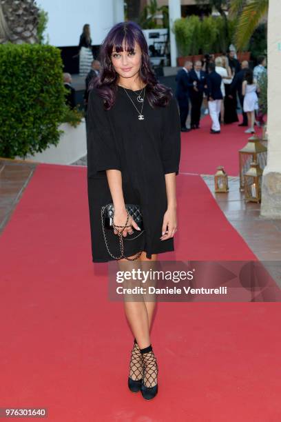 Ella Purnell attends the 'Filming Italy Sardegna Festival' at Forte Village Resort on June 16, 2018 in Santa Margherita di Pula, Cagliari, Italy.