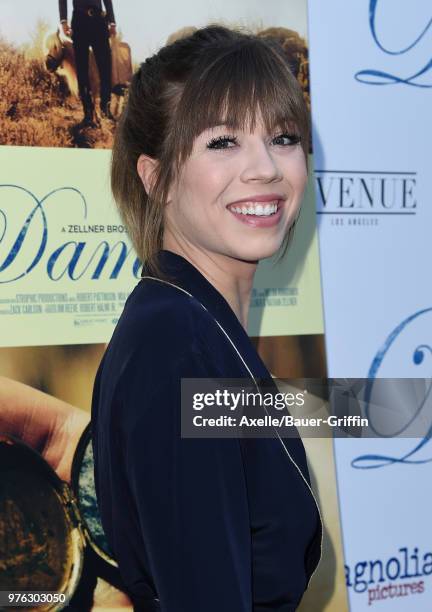 Actress Jennette McCurdy attends Magnolia Pictures' 'Damsel' Premiere at ArcLight Hollywood on June 13, 2018 in Hollywood, California.