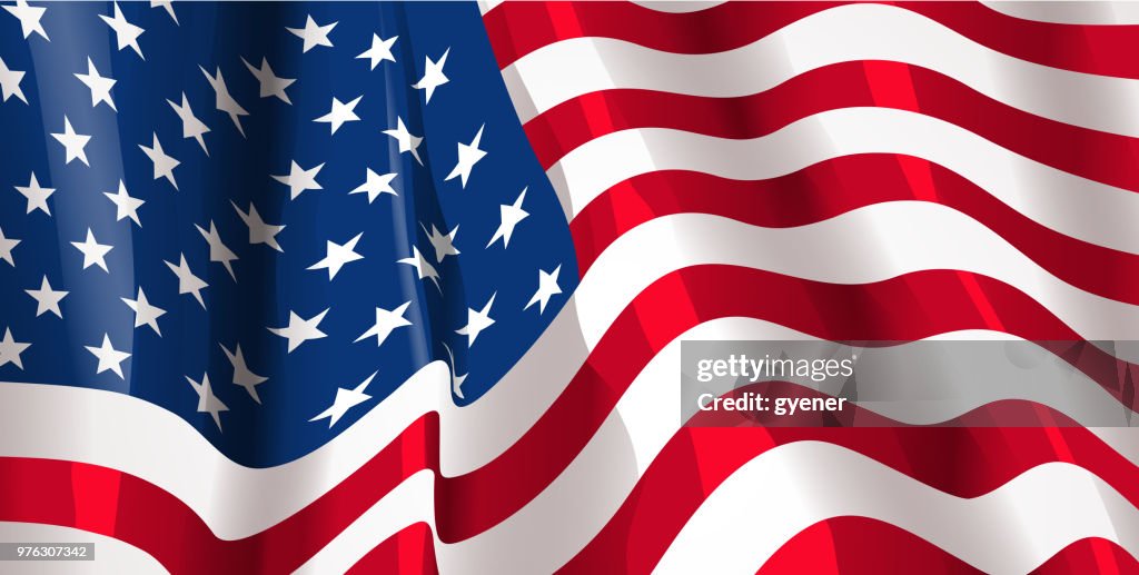 Amerikanische Flagge Hintergrund