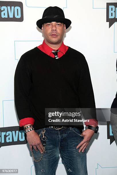 Eric Cubiche attends Bravo's 2010 Upfront Party at Skylight Studio on March 10, 2010 in New York City.