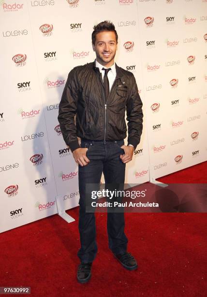 Actor Jai Rodriguez arrives at the Radar Online.com 1 Year Anniversary Celebration at XIV on March 10, 2010 in West Hollywood, California.