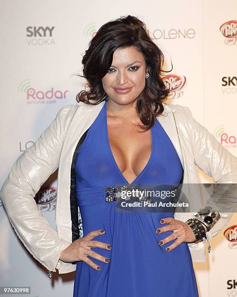 Former Model / TV Personality Jennifer Jimenez arrives at the Radar Online.com 1 Year Anniversary Celebration at XIV on March 10, 2010 in West...