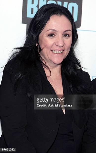 Kelly Cutrone attends Bravo's 2010 Upfront Party at Skylight Studio on March 10, 2010 in New York City.