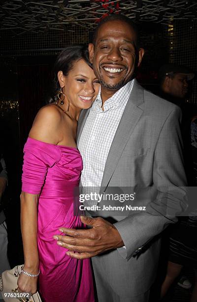 Keisha Whitaker and husband, actor Forest Whitaker attend Keisha Whitaker's birthday dinner at Juliet Supper Club on March 10, 2010 in New York City.