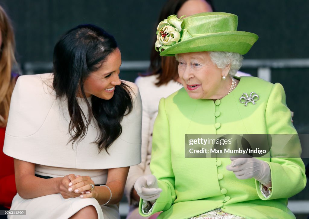 The Duchess Of Sussex Undertakes Her First Official Engagement With Queen Elizabeth II