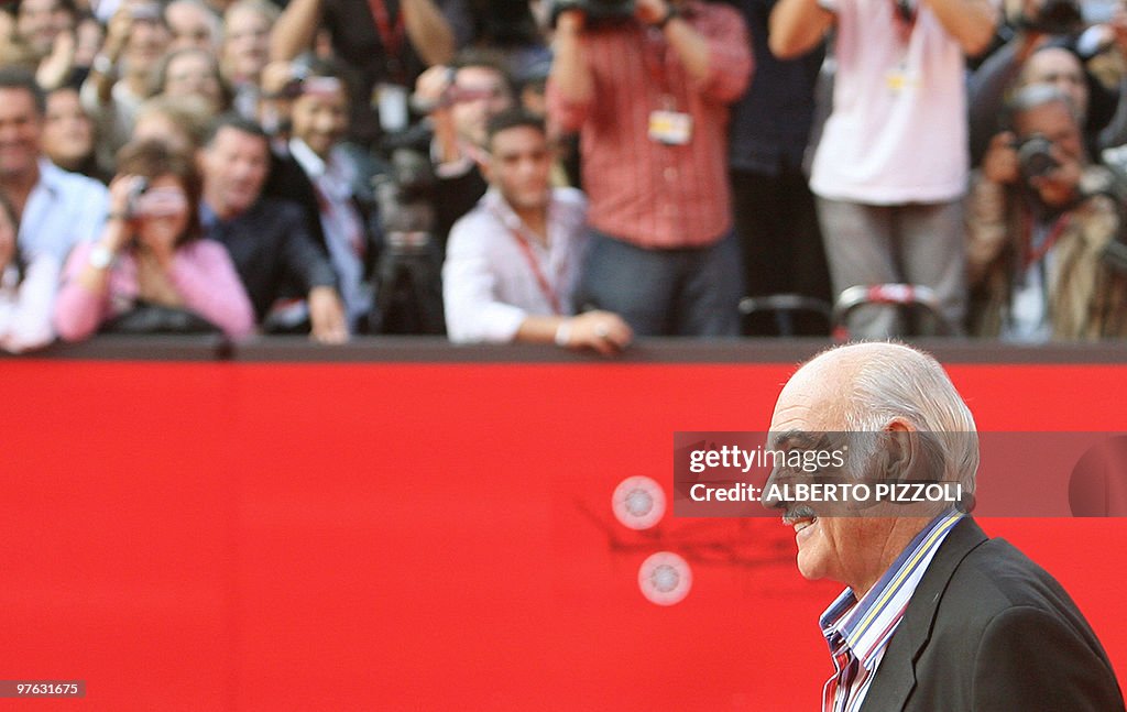 Scottish actor Sean Connery arrives for