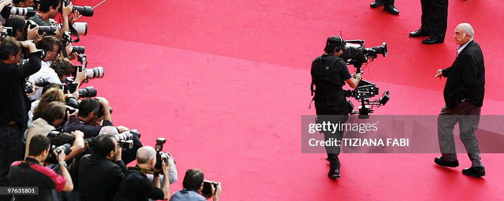 Scottish actor Sean Connery arrives for