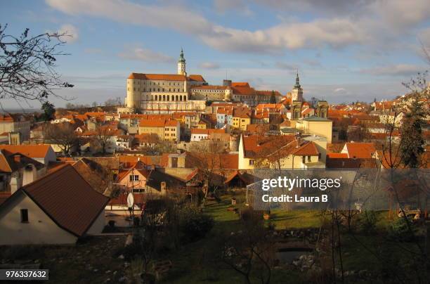 mikulov castle - laura b stock pictures, royalty-free photos & images