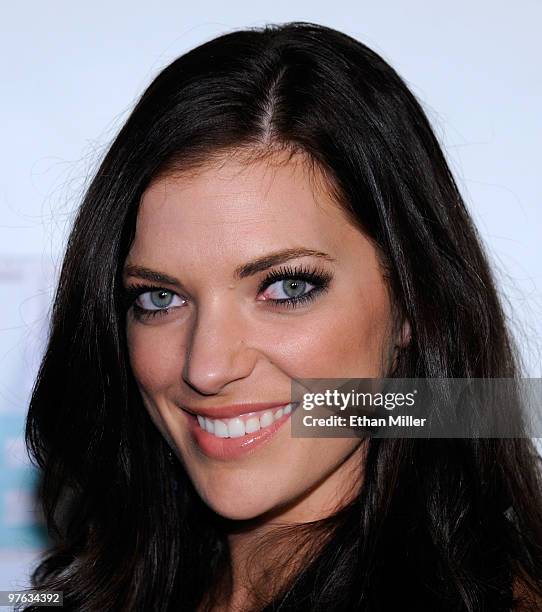 Miss Nevada USA Julianna Erdesz arrives at the Las Vegas premiere of "She's Out of My League" at the Planet Hollywood Resort & Casino March 10, 2010...