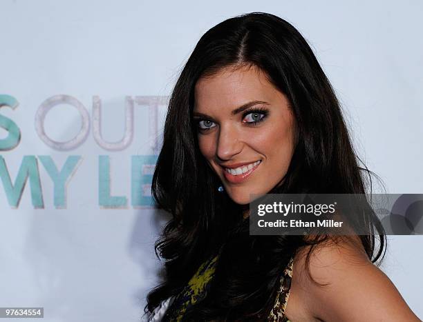 Miss Nevada USA Julianna Erdesz arrives at the Las Vegas premiere of "She's Out of My League" at the Planet Hollywood Resort & Casino March 10, 2010...