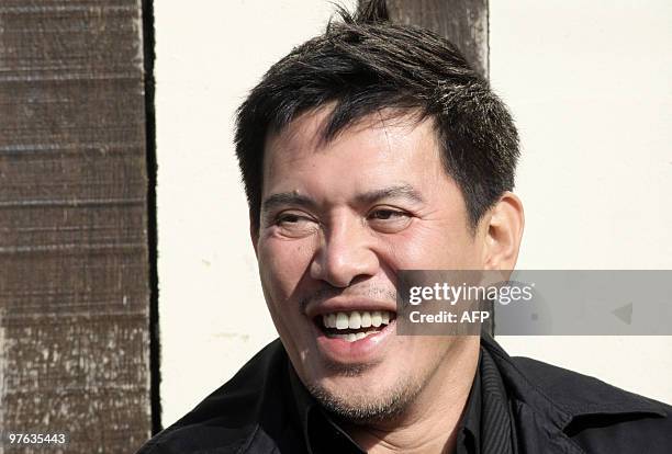 Filipino director Brillante Mendoza is pictured on march 11, 2010 during the Deauville Asian Film Festival. The annual event running until March 14...