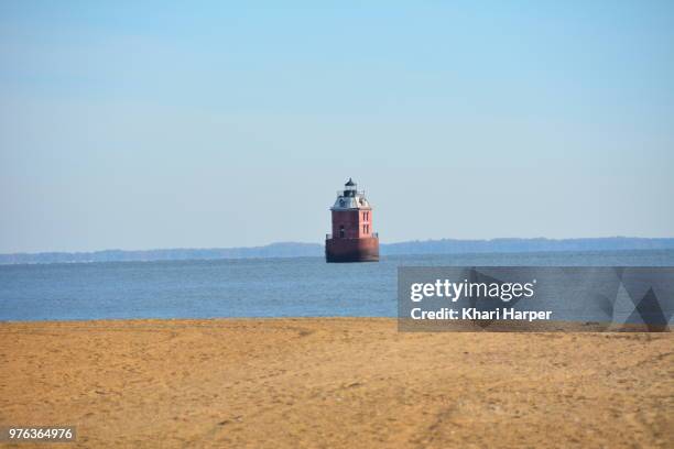 chesapeake bay - block island lighthouse stock pictures, royalty-free photos & images