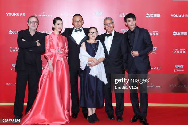 Turkish director Semih Kaplanoglu, Chinese actress Qin Hailu, Chinese director and actor Jiang Wen, Hungarian film director Ildiko Enyedi, American...