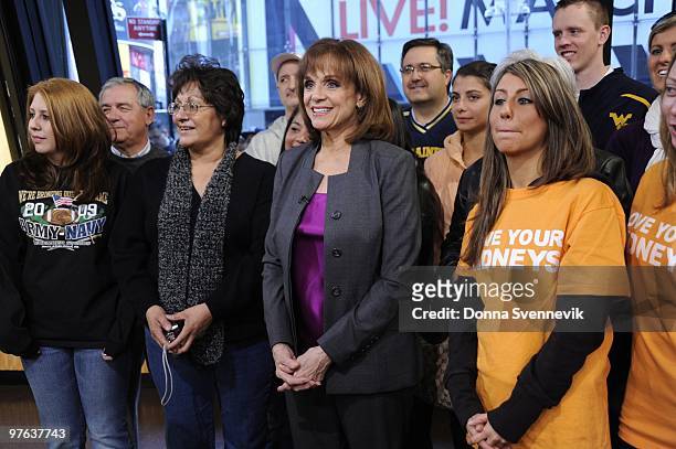 Valerie Harper talks about her new play, "Looped" on GOOD MORNING AMERICA, March 11 on the Walt Disney Television via Getty Images Television...