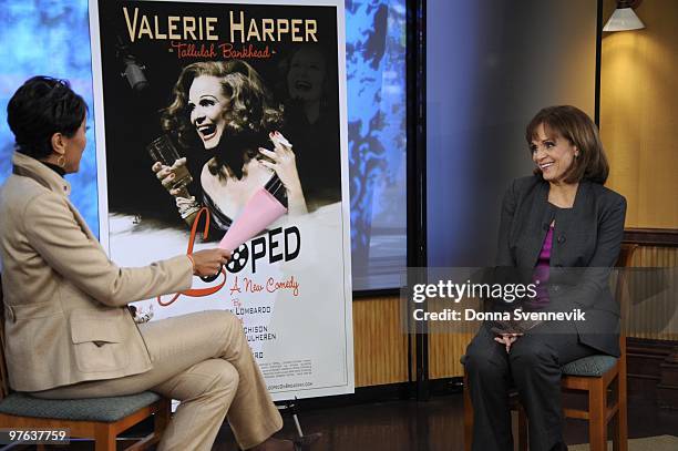 Valerie Harper talks about her new play, "Looped" on GOOD MORNING AMERICA, March 11 on the Walt Disney Television via Getty Images Television...