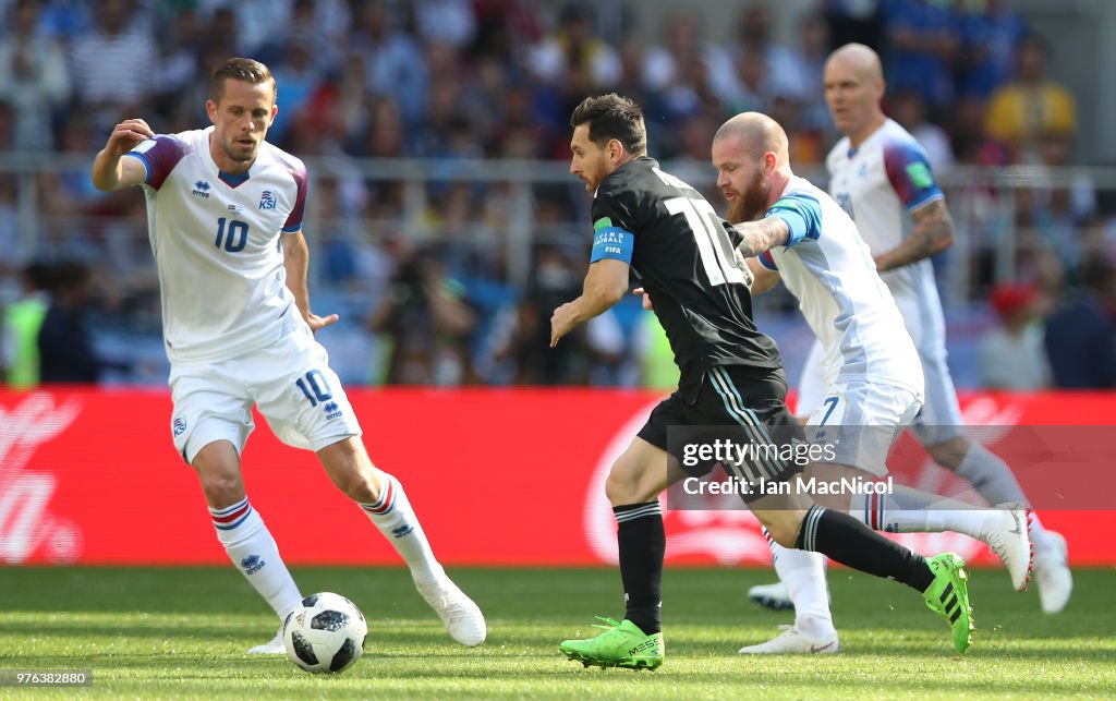 Argentina v Iceland: Group D - 2018 FIFA World Cup Russia