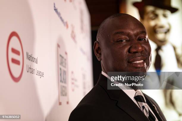 Benjamin Crump, ESQ, on the red carpet for TV One and the National Urban League's televised town hall taping at The Howard Theatre in Washington,...