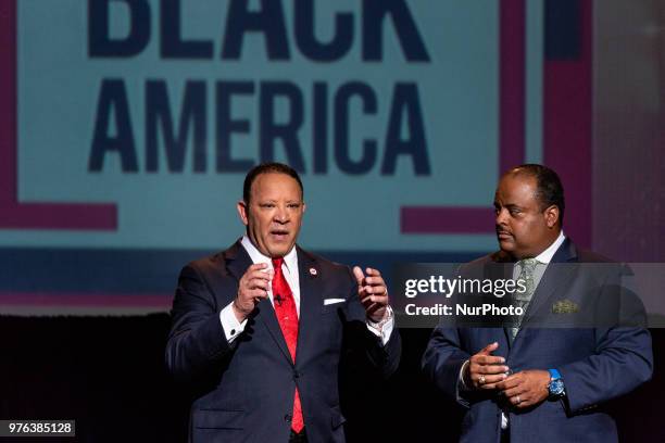 Marc Morial, President/CEO, National Urban League, and Roland Martin, host/managing editor, TV One, open the show for the TV One and National Urban...