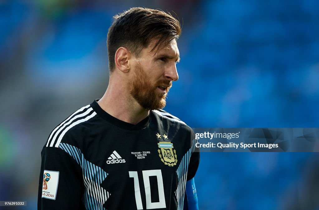 Argentina v Iceland: Group D - 2018 FIFA World Cup Russia