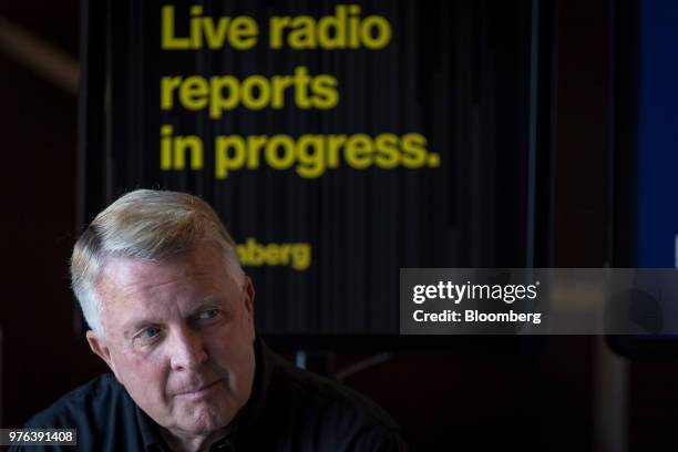 Stephen Rizzone, president and chief executive officer of Energous Corp., waits before a Bloomberg Technology television interview in San Francisco,...