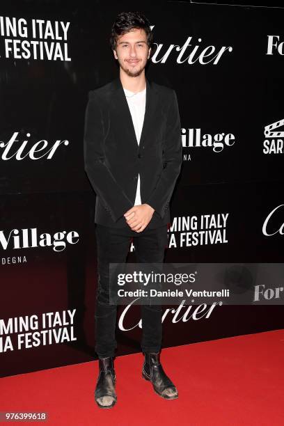 Nat Wolff attends the 'Filming Italy Sardegna Festival' gala dinner at Forte Village Resort on June 16, 2018 in Santa Margherita di Pula, Cagliari,...