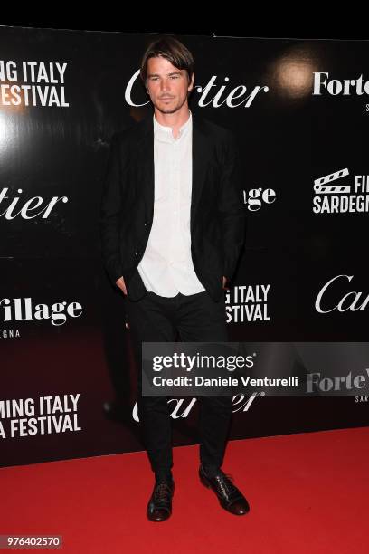 Josh Hartnett attends the 'Filming Italy Sardegna Festival' gala dinner at Forte Village Resort on June 16, 2018 in Santa Margherita di Pula,...