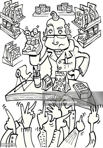 candy store - candy store stock illustrations