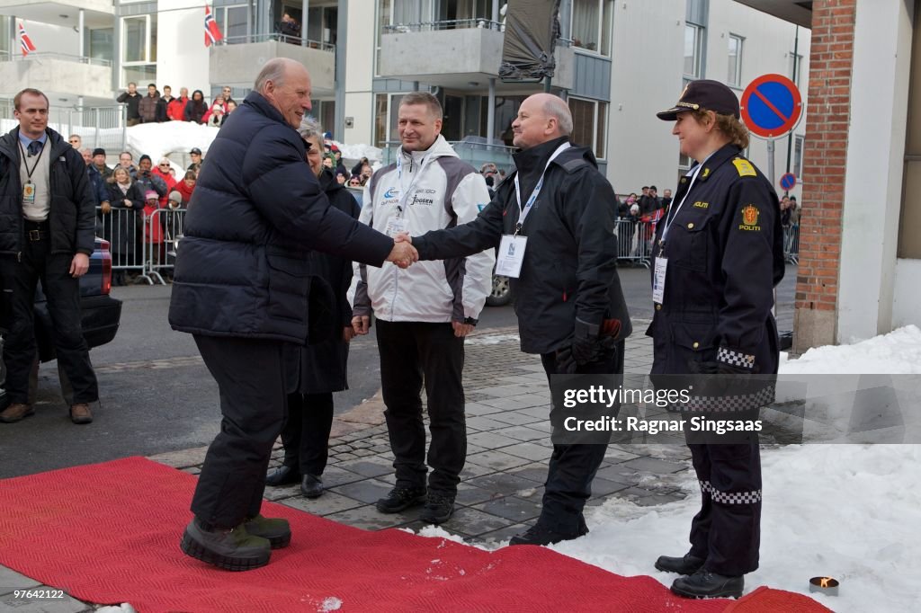 King Harald Of Norway Attends The World Cup Sprint In Drammen