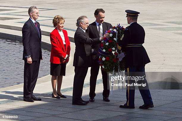 Deputy Secretary of Veterans Affairs Scott Gould, former US Senator Elizabeth Dole, Executive producer and director Steven Spielberg and actor Tom...