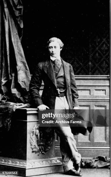 Portrait of Albert Edward , the Prince of Wales, 1861. He later became King Edward VII, upon the death of his mother Queen Victoria.