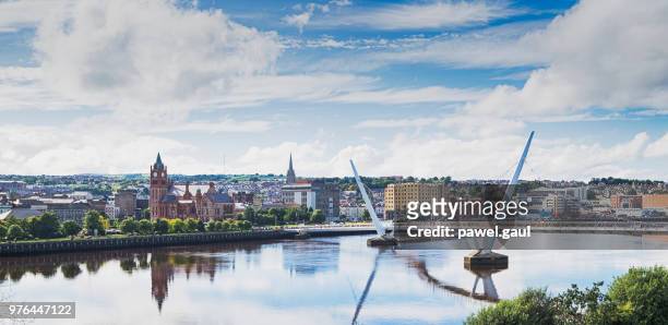 londonderry, derry northern ireland uk - derry stock pictures, royalty-free photos & images