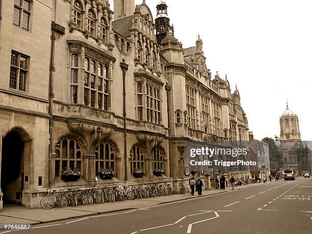 road to oxford - college visit stock pictures, royalty-free photos & images