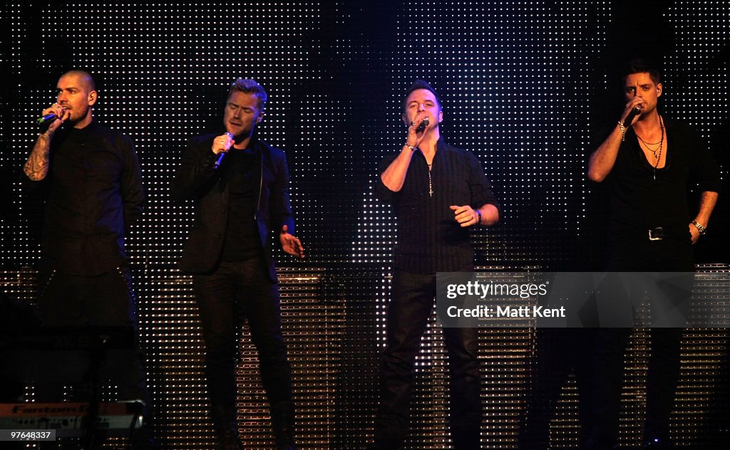 Ronan Keating And Boyzone Perform At The Royal Albert Hall