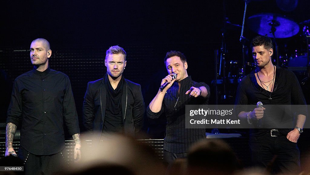 Ronan Keating And Boyzone Perform At The Royal Albert Hall
