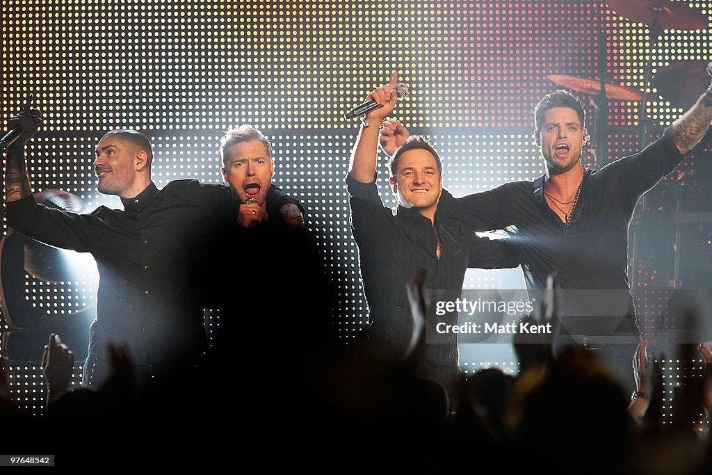 Ronan Keating And Boyzone Perform At The Royal Albert Hall