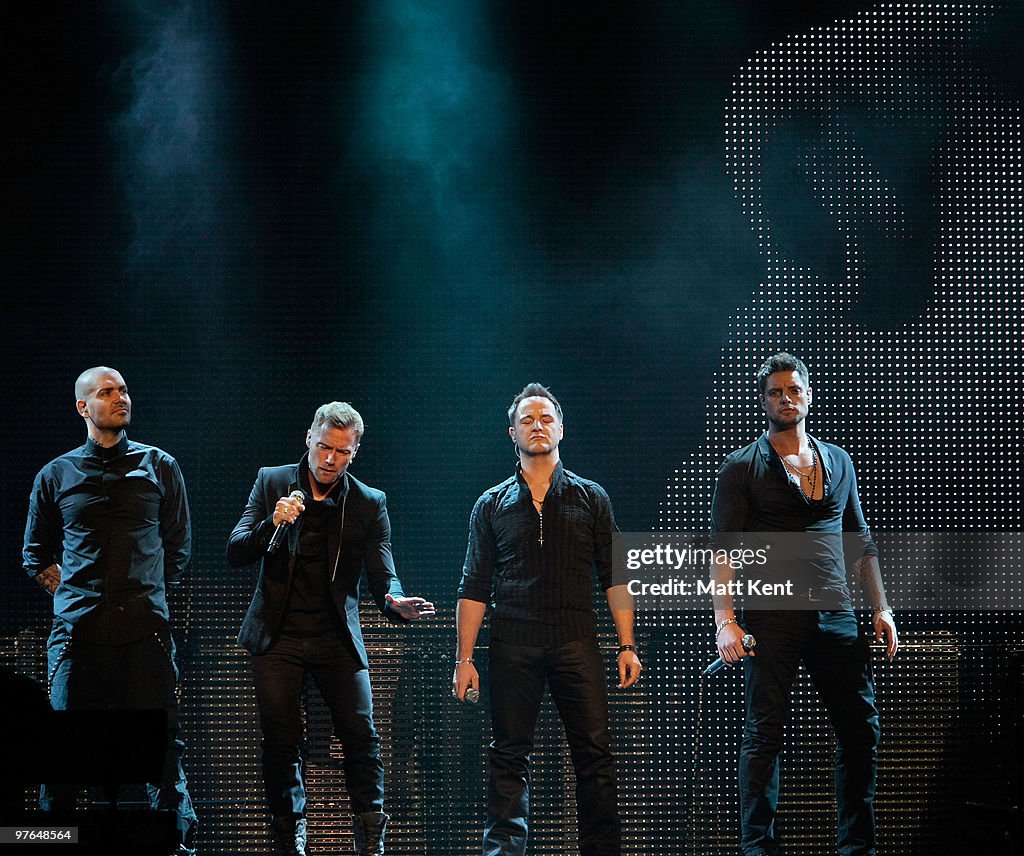 Ronan Keating And Boyzone Perform At The Royal Albert Hall