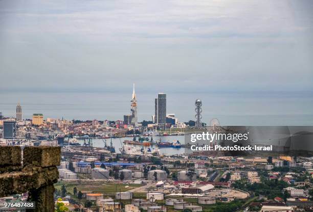old town and seaport. batumi, georgia, - ajaria stock pictures, royalty-free photos & images